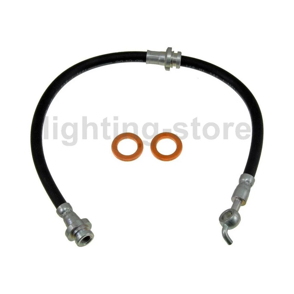 Línea de freno de manguera hidráulica de freno delantero 2 para Nissan 300ZX 1984 1985 1986 1987 Foto 3 de 4