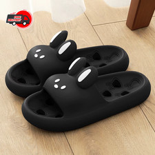 Cute Cartoon Bathroom Slippers Non-Slip Thick Sole Quick Dry Sandals Slides