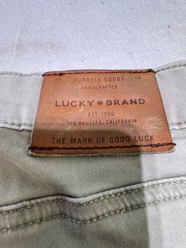 Lucky Brand 221 Original Straight Jeans Men's Size 34x30 Khaki Denim - Picture 12 of 12