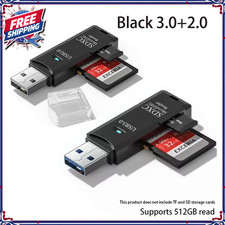 Card Reader Adapter USB 3.0 Stick for Micro SD SDXC TF Cards High-Speed Reader