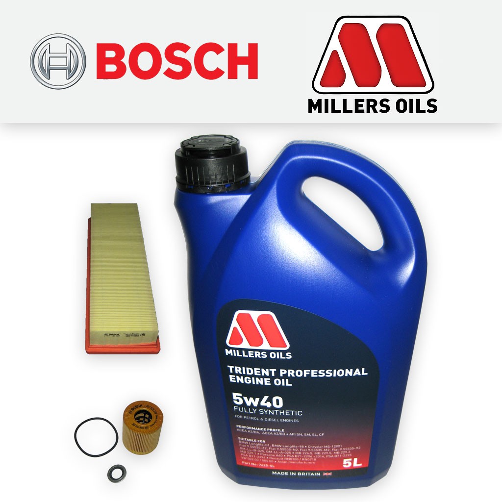 SERVICE KIT for CITROEN C3 1.4 16V PETROL OIL AIR FILTERS +5W40 OIL (2004-2010)