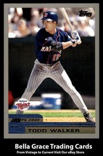 2000 Topps Todd Walker #57 Minnesota Twins