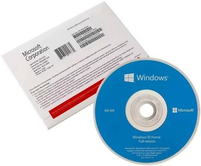 Microsoft Windows 10 Home DVD Englisch 64bit inkl. Aktivierungsschlüssel OEM