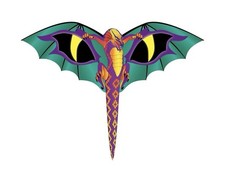 X-Kites, Deluxe Fiberglass Frame Durable Nylon Kite, 67" Wingspan, Dragon