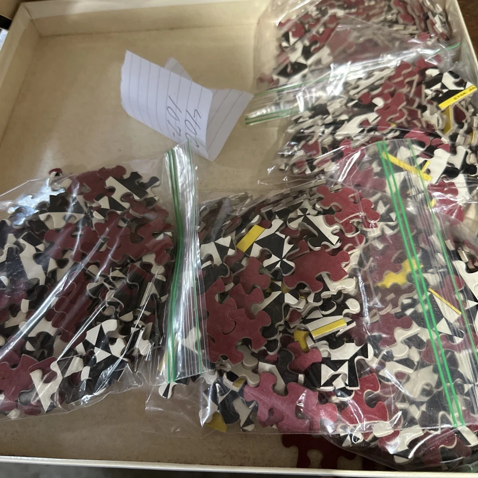 Quebra-cabeça vintage SPRINGBOK QUADRADO DIAMANTE NEGRO - completo edna Andrade. - Imagem 4 de 4