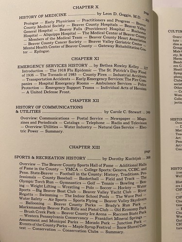 The Twentieth Century History of Beaver County Pennsylvania... (1st Ed) 1989 - Foto 6 di 10