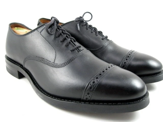 NUEVO Allen Edmonds "FIFTH AVENUE" Oxfords 9(L)&8.5(R) D Negro DAINITA (688N) Foto 2 de 4