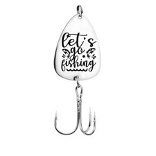 Custom Anglers Fishing Hook, Fisherman. Engraved Fishing Hooks. Fishing gear