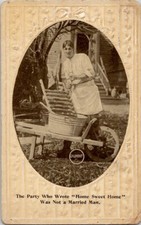 The Party Who Wrote  Home Sweet Home  Was Not a Married Man Postcard Spc19