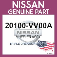 Genuine Nissan 20100-VV00A Muffler Assy 20100VV00A OEM
