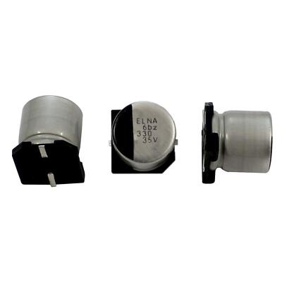 10x Elko Capacitor Kondensator 390uF 35V 105° Matsushita CE Panasonic