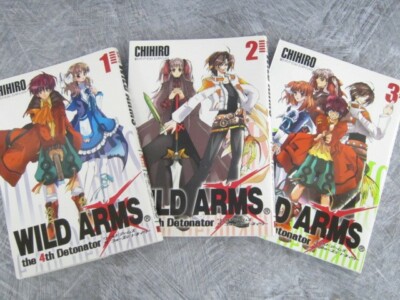 WILD ARMS 4th Detonator Manga Comic Complete Set 1-3 CHIHIRO