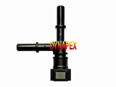 Fitting Quick Connector Bundy Tee 5/16  Female & Male Fuel Gas