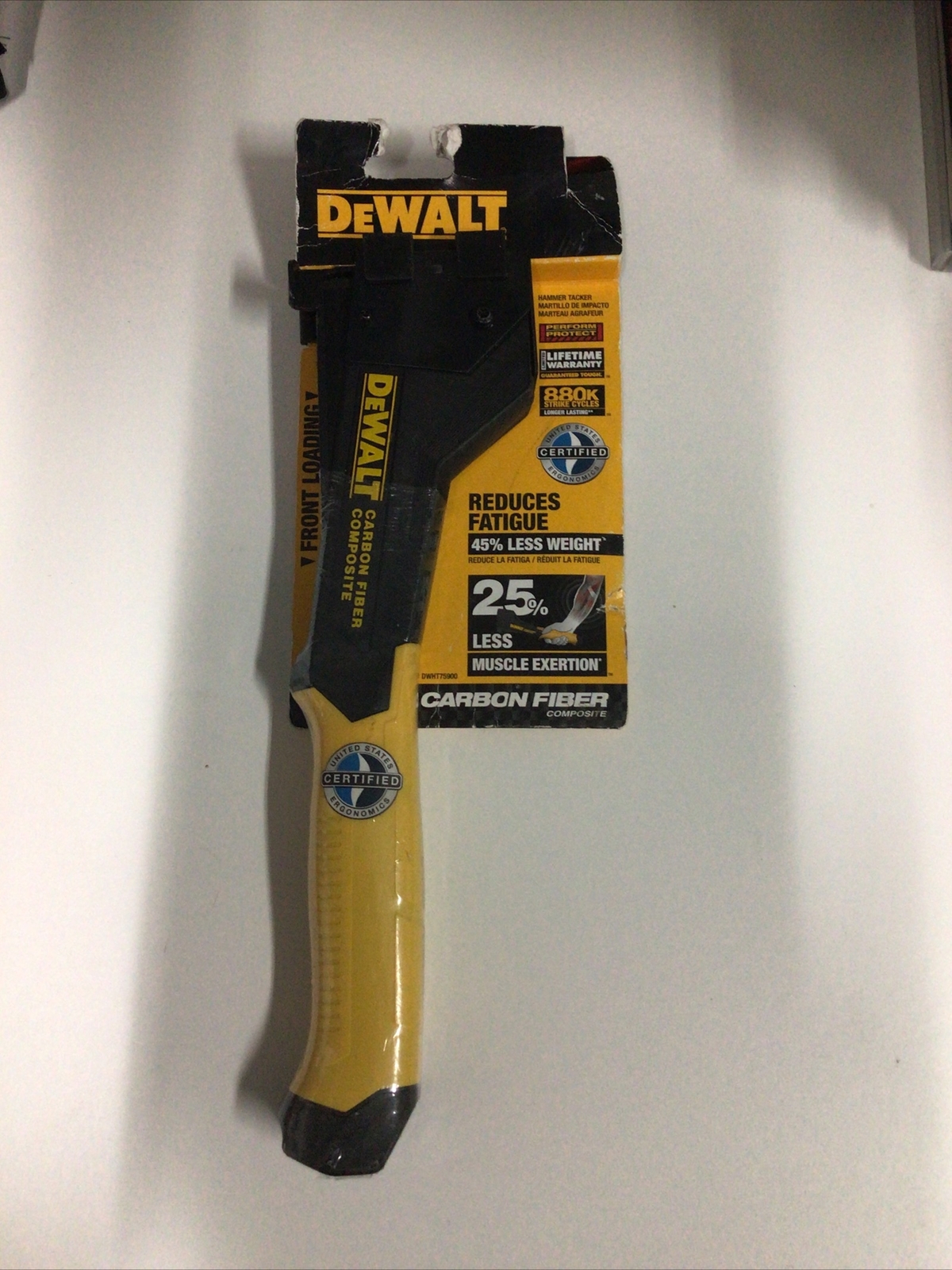 DEWALT DWHT75900 Carbon Fiber Hammer Tacker 76174759006 eBay
