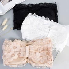 Frauen A-Linie Tube Top Unterwäsche Mit Brustpolster Crop Top Brustwickel  ①