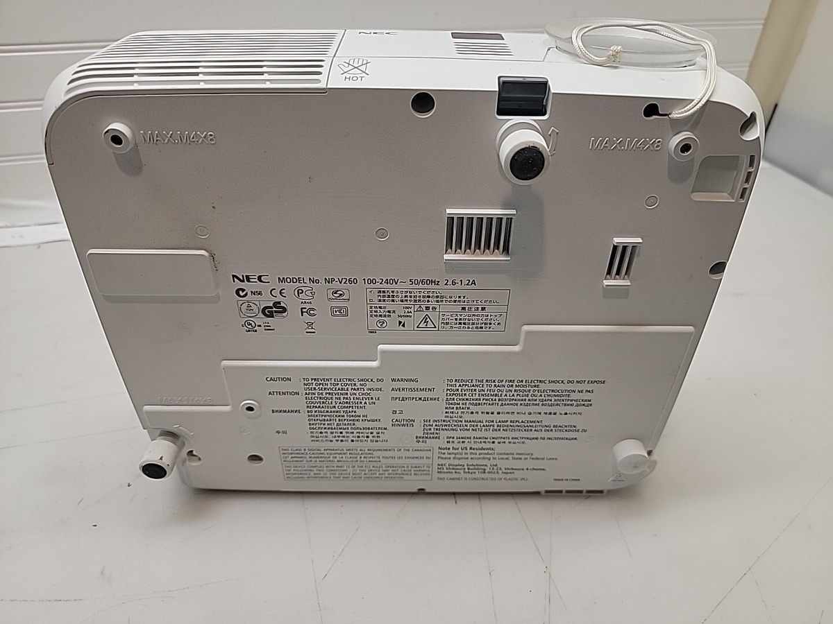 NEC NP-V260X VGA Projector V260x NP13LP | eBay