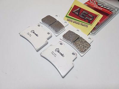 4 Front Brake Pads Brembo Sinte 07GR77LA Aprilia SL Shiver-ABS 750 2014