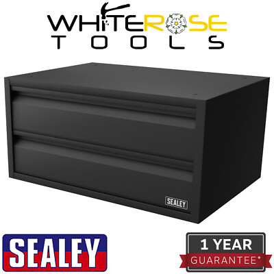 Sealey Modular Wide Double Drawer Unit Garage Werkstatt