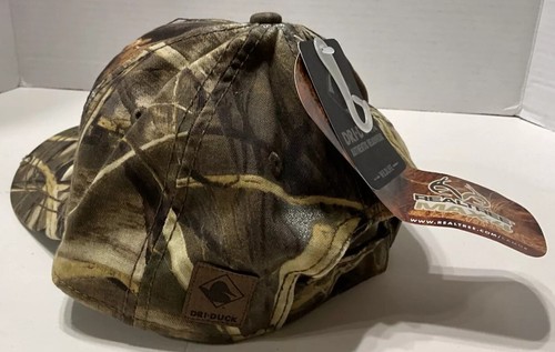 Dri-Duck Realtree Max-4 Camouflage MDI Adjustable Strap Duck Baseball Hat - Picture 5 of 10
