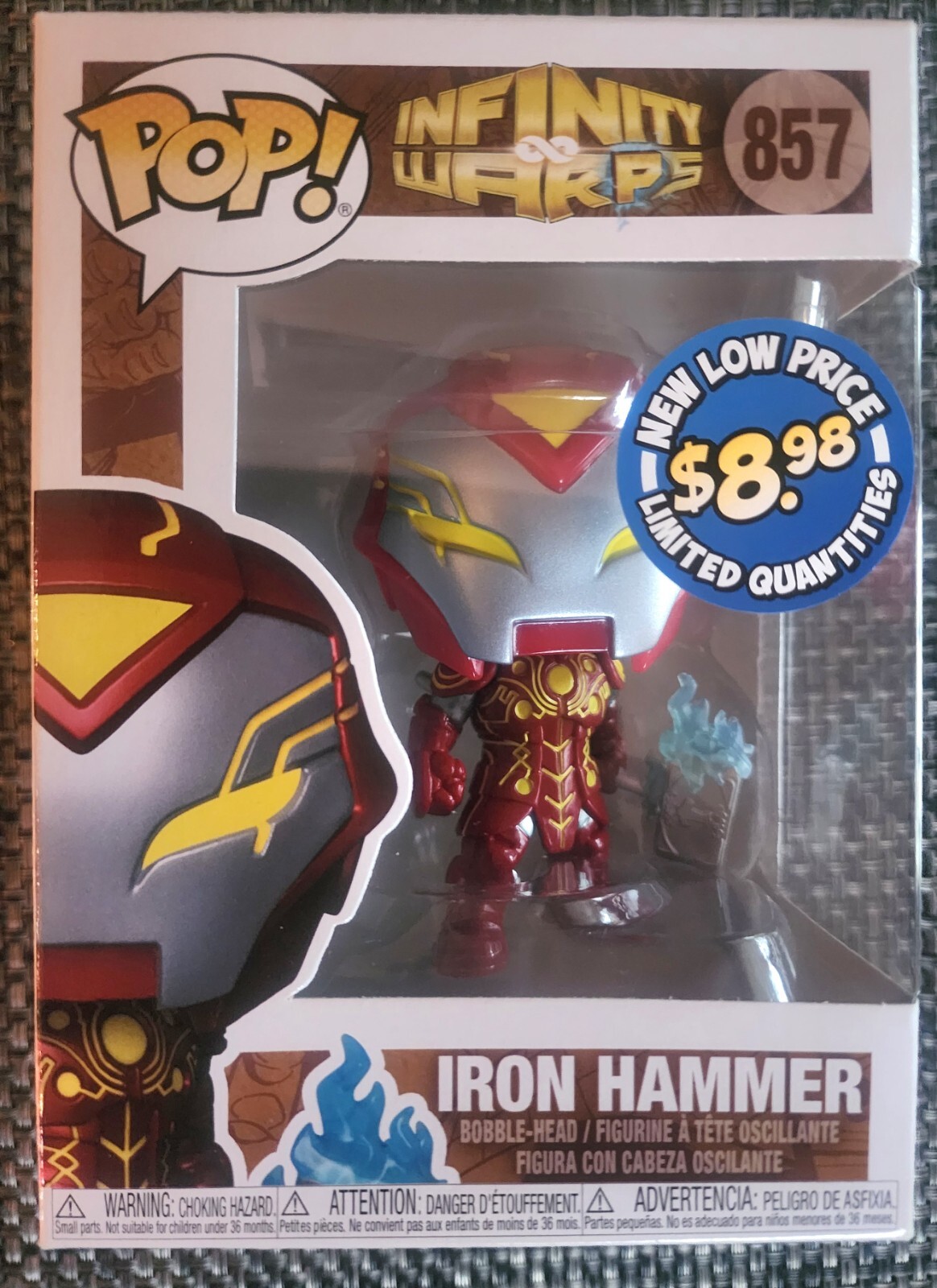 Sale Funko Pop! Marvel Infinity Warps Iron Hammer