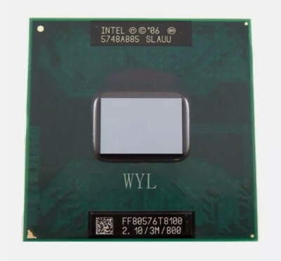 Intel Core 2 Duo Mobile T8100 2.1GHz/ 3M/800MHz Laptop Processor CPU SLAYP