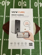 View Cube Smart Camera Wi-Fi Pet Treat Dispenser White/Black (PT0004)