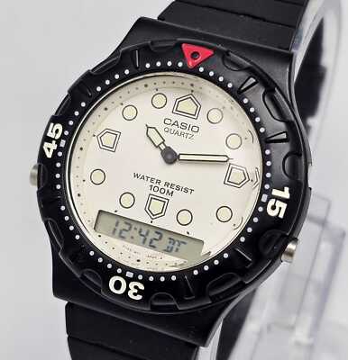Casio Quartz AW-304 Ana/Digi Vintage Men s Watch