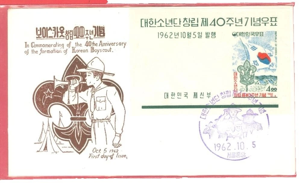 VF (Very Fine) Used Korean Stamps