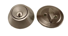 Single Cylinder Deadbolt Lock SN Satin Nickel Door Hardware 920-US15-1X