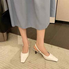 Decolte scarpe donna con cinturino 8 cm bianco eleganti pelle sintetica 19201