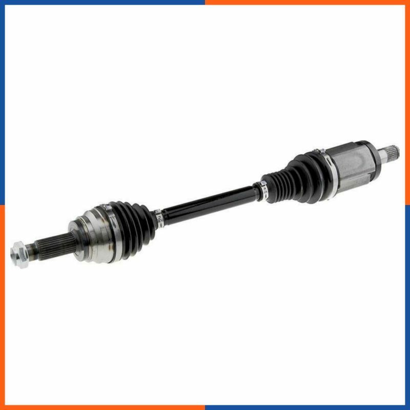 Demi-arbre de transmission gauche pour BMW Série 3 en acier renforcé anti-vibration