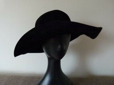 / Celine Robert Chapeaux Women s Panama Hat Ribbon Trim Black One Size