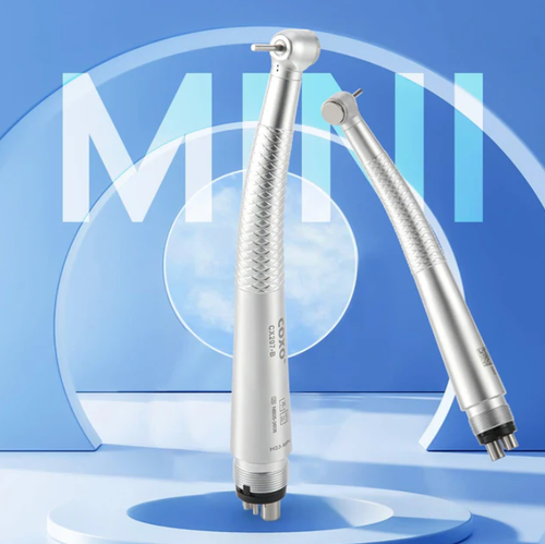 COXO Dental Super Mini Pieza de Mano Turbina de Aire de Alta Velocidad Medio Oeste 4 Agujeros CX207-B - Imagen 7 de 12