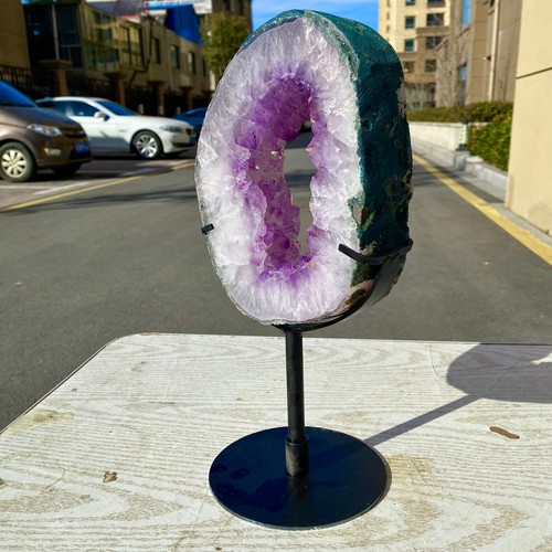 5.29LB Hand cut specimens of natural amethyst cave crystalline quartz crystals - Picture 6 of 15