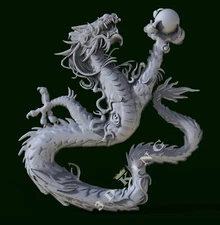 3D STL Model 14 DRAGON for CNC Router Aspire Artcam 3D Printer Engraver
