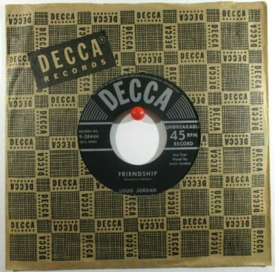 Louis Jordan  Decca 28444  You're Much Too Fat b/w Friendship  Clean!