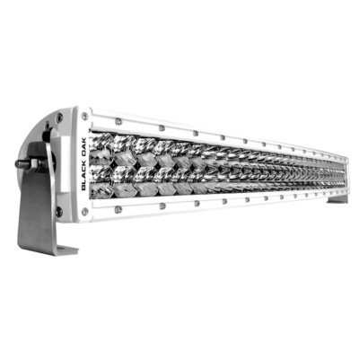 Black Oak Pro Series Curved Double Row Combo 30'' Light Bar - White