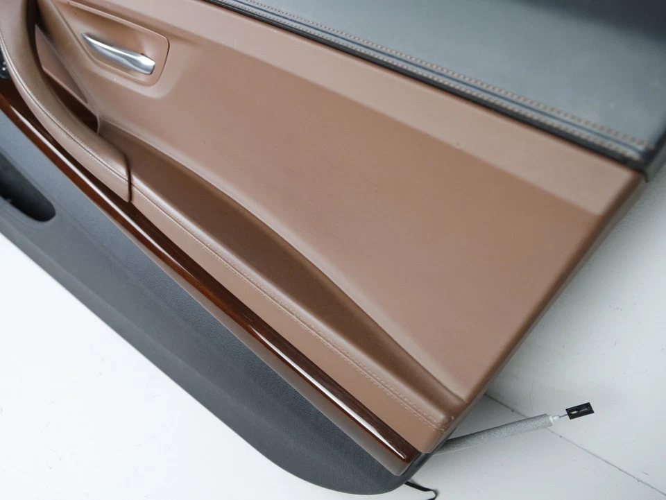 BMW 650I F13 CUPÉ PANEL MOLDURA PUERTA LADO PASAJERO DELANTERO DERECHO MARRÓN 2012-2016 🚗 Foto 3 de 4