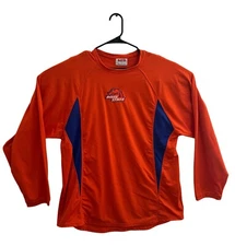 Boise State Broncos Ripon Athletic Sand Knit Long Sleeve Athletic Shirt USA L