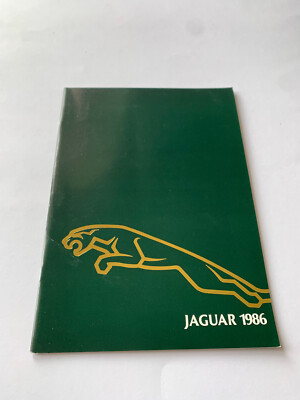 Jaguar 1986 Broschure Deutsch