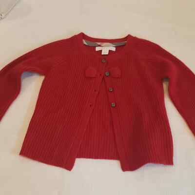 Burberry 100% Cashmere Toddler Cardigan Sweater,