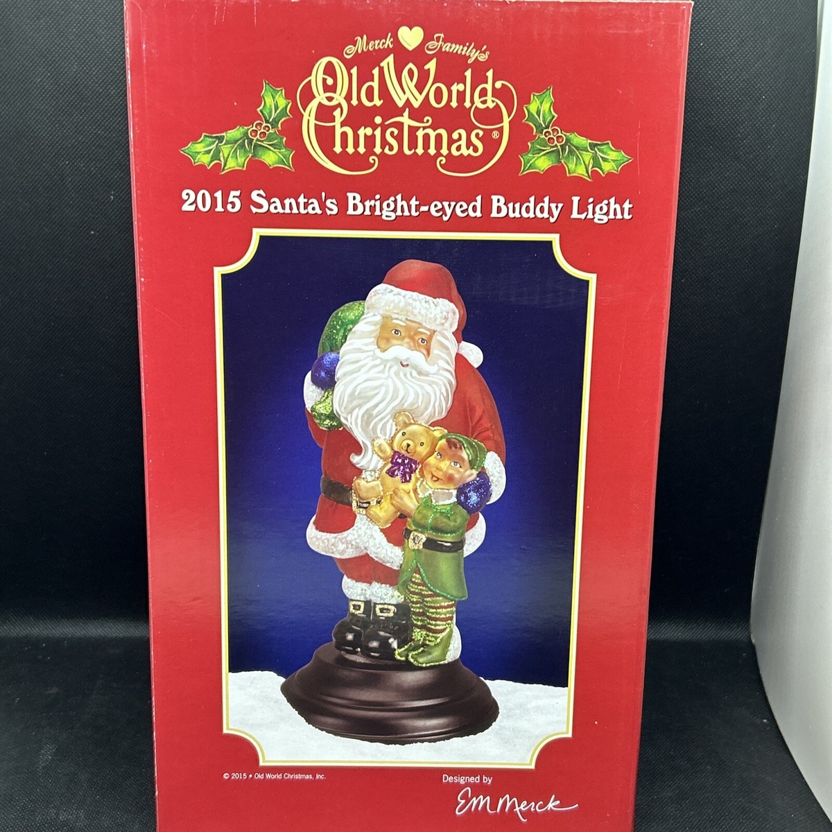 Old World Christmas Lights Workshop Santa Ornament – Old World