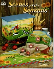 Scenes of the Seasons Jurate Okura Acrylic Decorative Painting Patterns Book
