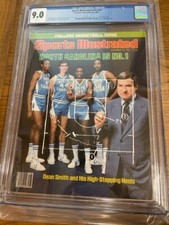 1981 Dean Smith James Worthy North Carolina Tar Heels Sports Illustrated CGC 9.0
