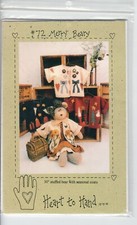 Pattern 30" Stuffed Bear with Seasonal Coats - 72 Merry Beary - New Uncut