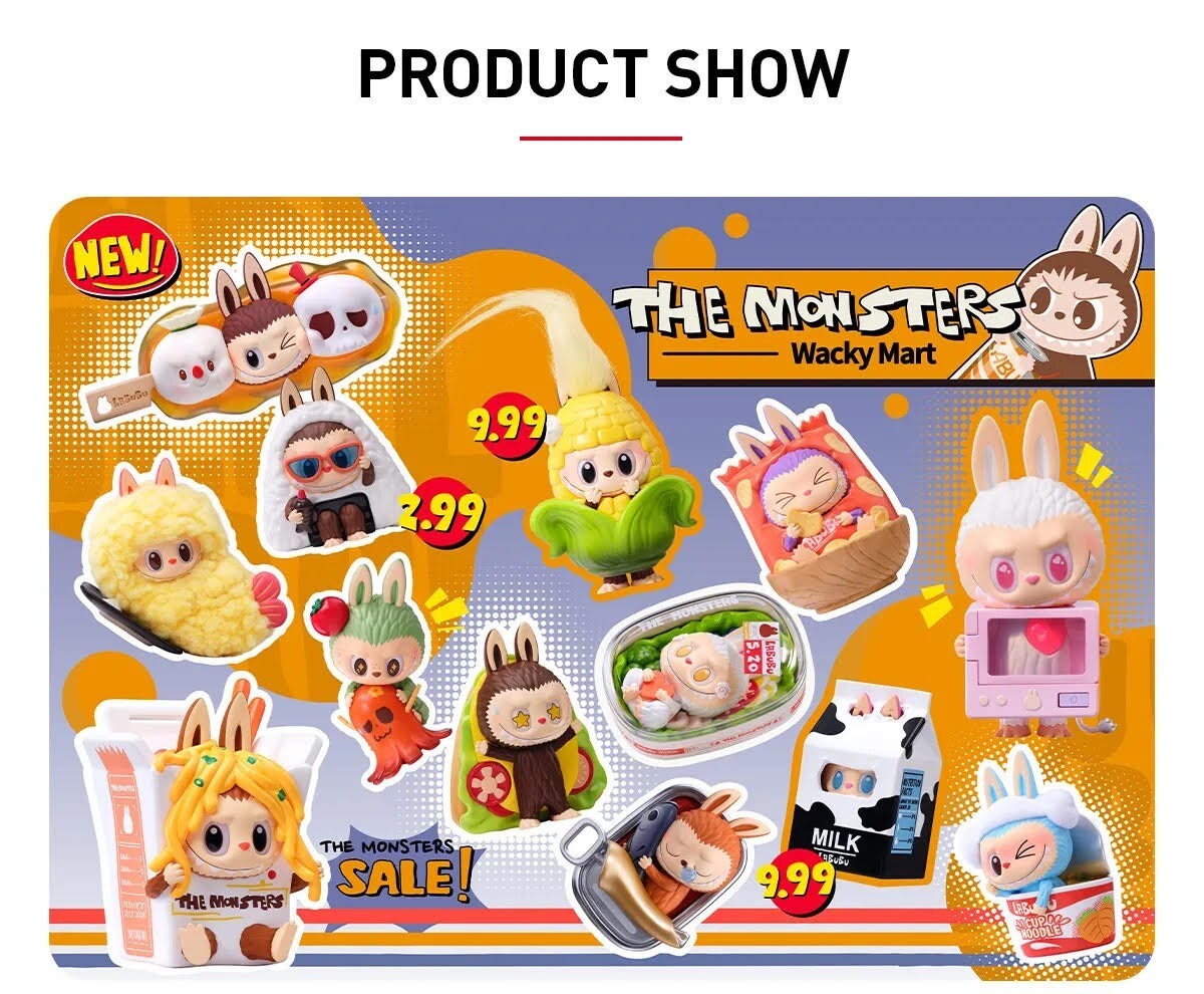 THE MONSTERS Wacky Mart フィギュアセット THE MONSTERS Wacky Mart Series Figures - POP MART (United
