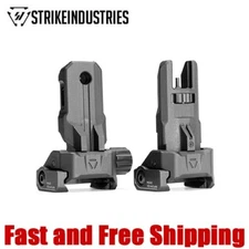 Strike Industries Polymer Folding/Flip Up Sights -Tool-less Adjustment
