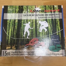 Slackline Kit With Sling And Treewear 15m 