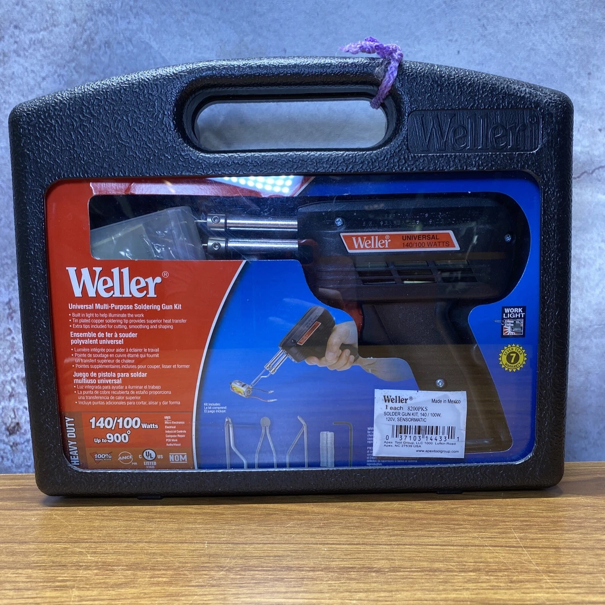 Weller 8200PKS Universal Multipurpose Soldering Gun Iron Kit