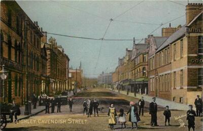 Keighley Yorkshire Cavendish Street England OLD PHOTO